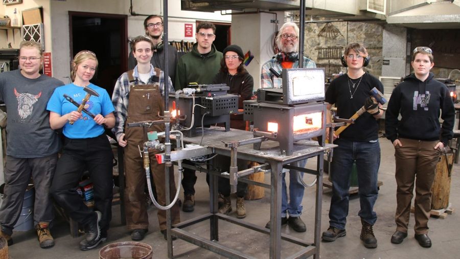 Blacksmithing & Metal Art Class with New Forges