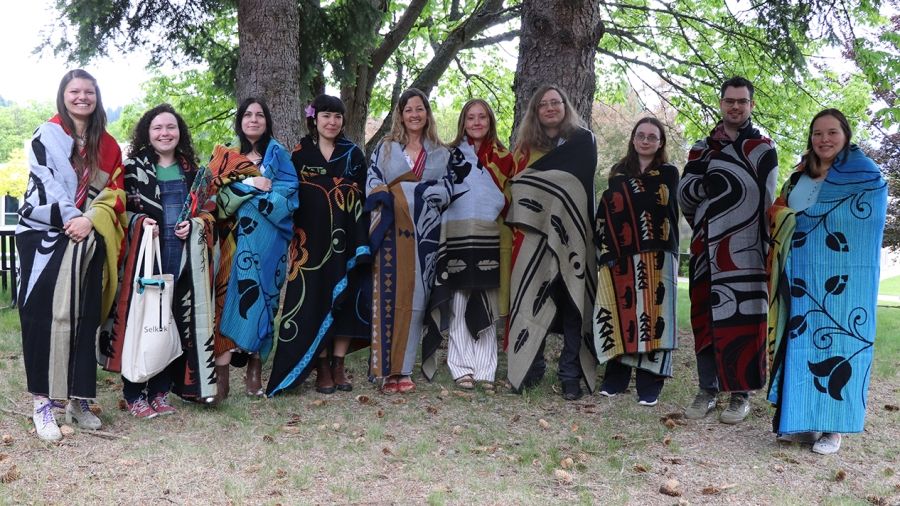 Group of 10 Indigenous Students at Graduation Ceremony 2024