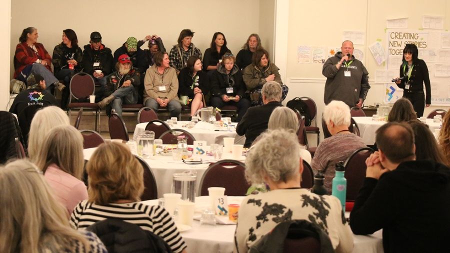 The lived-experince panel the 2024 West Kootenay Homelessness Response Summit