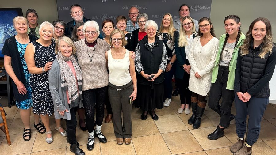 Selkirk College Nursing Program 50th Tea Group Shot